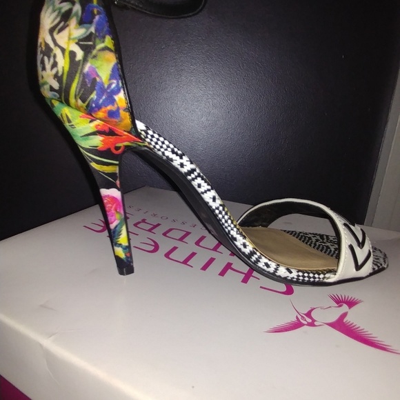 Multi color Chinese Laundry 8.5 open toe sandal - Picture 3 of 4